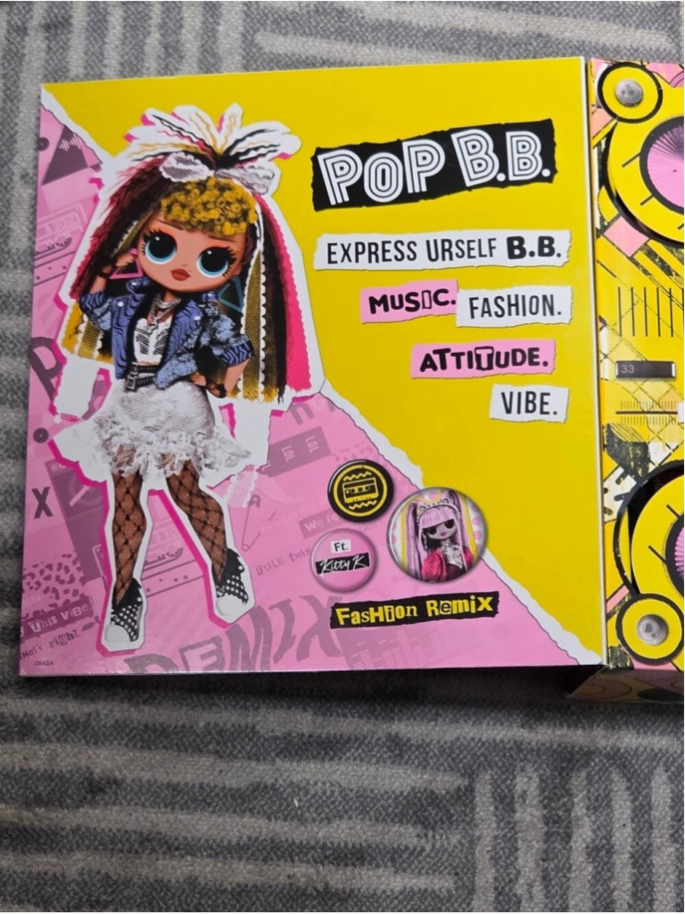 LOL Surprise Pop B.B. Fashion Remix Doll Lot MGA 2019 With Accessories & Record